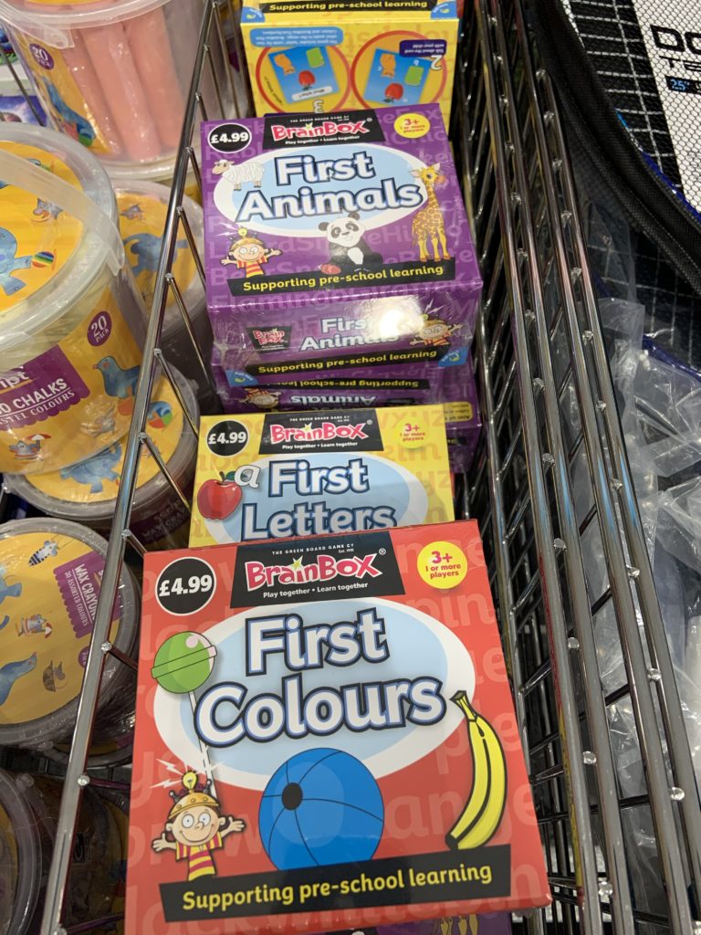 BrainBox games featuring the Exuberance Primary font